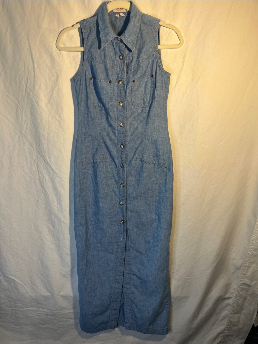 Guess Jeans Y2K Movie Studio Button-Front Chambray 5